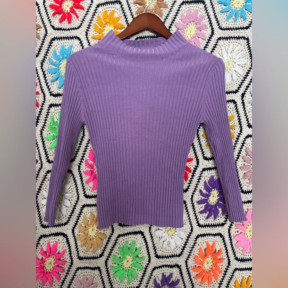 Vintage 90s Stretchy Ribbed Top